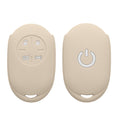 kwmobile Car Key Cover Compatible with Fiat 500E 4-Button Car Key