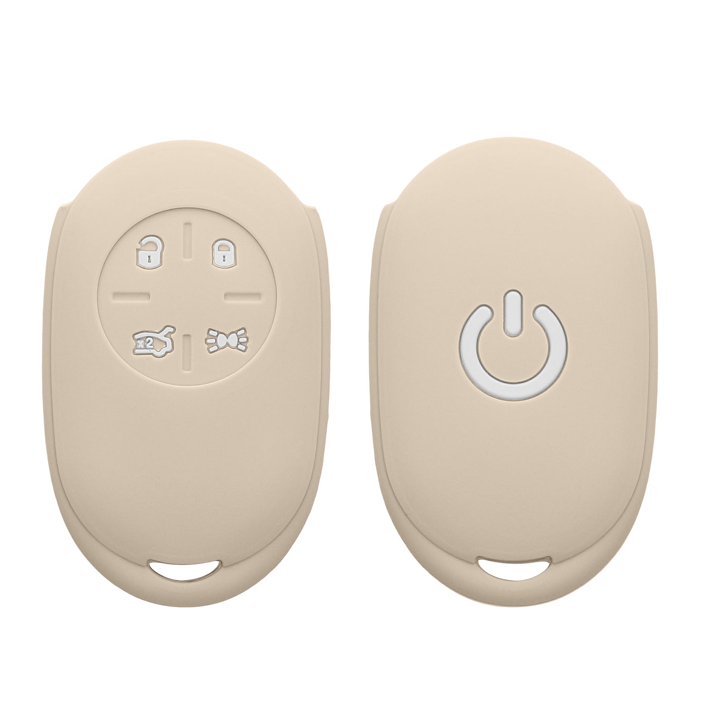 kwmobile Car Key Cover Compatible with Fiat 500E 4-Button Car Key