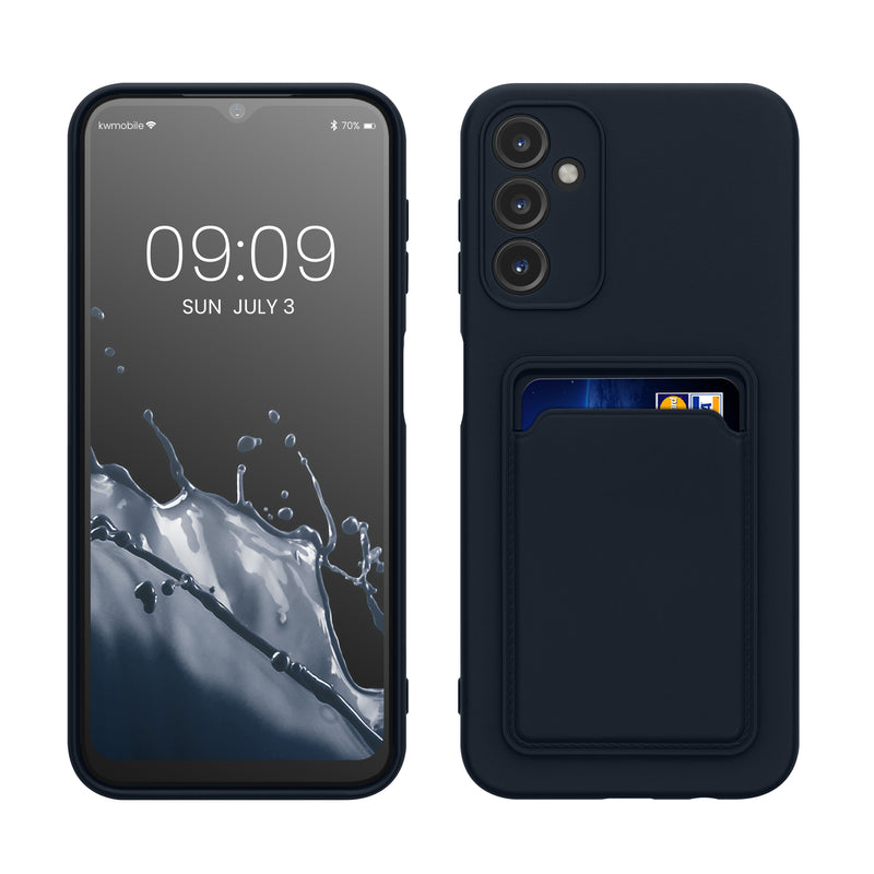 kwmobile Phone Case Compatible with Samsung Galaxy A14 5G Case with Card Slot