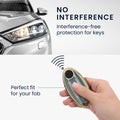 kwmobile Car Key Cover Compatible with Nissan 3-Button Car Key - Silicone Protective Case