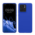 kwmobile Hülle kompatibel mit Motorola Edge 40 Hülle - Silikon Handy Case - Handyhülle weiche Oberfläche - kabelloses Laden - Baltik Blau Baltik Blau  