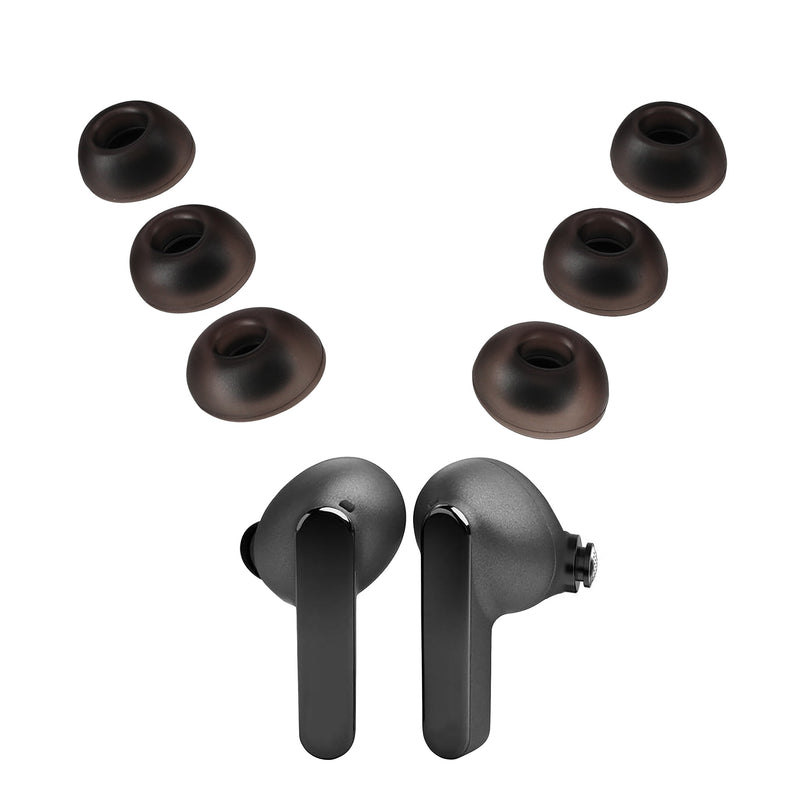 kwmobile 6x Ersatzpolster kompatibel mit JBL Live Pro 2 TWS - Silikon Ersatz Ohrpolster In-Ear Kopfhörer - Headphones Polster Rosa  