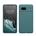 kwmobile Handyhülle für Google Pixel 7a Hülle, für Pixel 7a Case - Hülle Silikon - kabelloses Laden - Arctic Night Arctic Night  