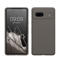 kwmobile Handyhülle für Google Pixel 7a Hülle, für Pixel 7a Case - Hülle Silikon - kabelloses Laden - Stone Dust Stone Dust  