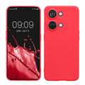 kwmobile Handyhülle kompatibel mit OnePlus Nord 3 5G Hülle - Handy Case aus weichem Silikon in Neon Pink Neon Pink  