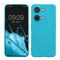 kwmobile Handyhülle kompatibel mit OnePlus Nord 3 5G Hülle - Handy Case aus weichem Silikon in Cool Glacier Cool Glacier  