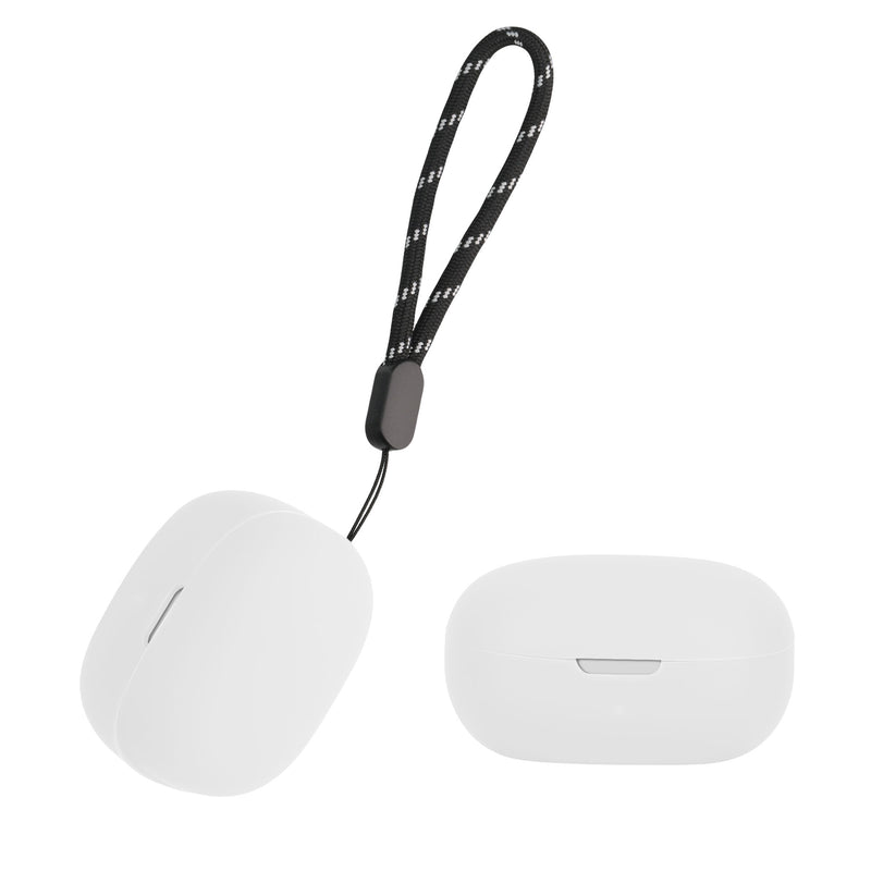 kwmobile Hülle kompatibel mit Anker Soundcore P20i Hülle - Kopfhörer Case - TPU Silikon Cover - Schutzhülle in Weiß Weiß  