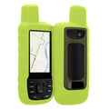 kwmobile Hülle kompatibel mit Garmin GPSMAP 66sr / GPSMAP 67 - Schutzhülle für GPS Handgerät in Neon Gelb Neon Gelb  