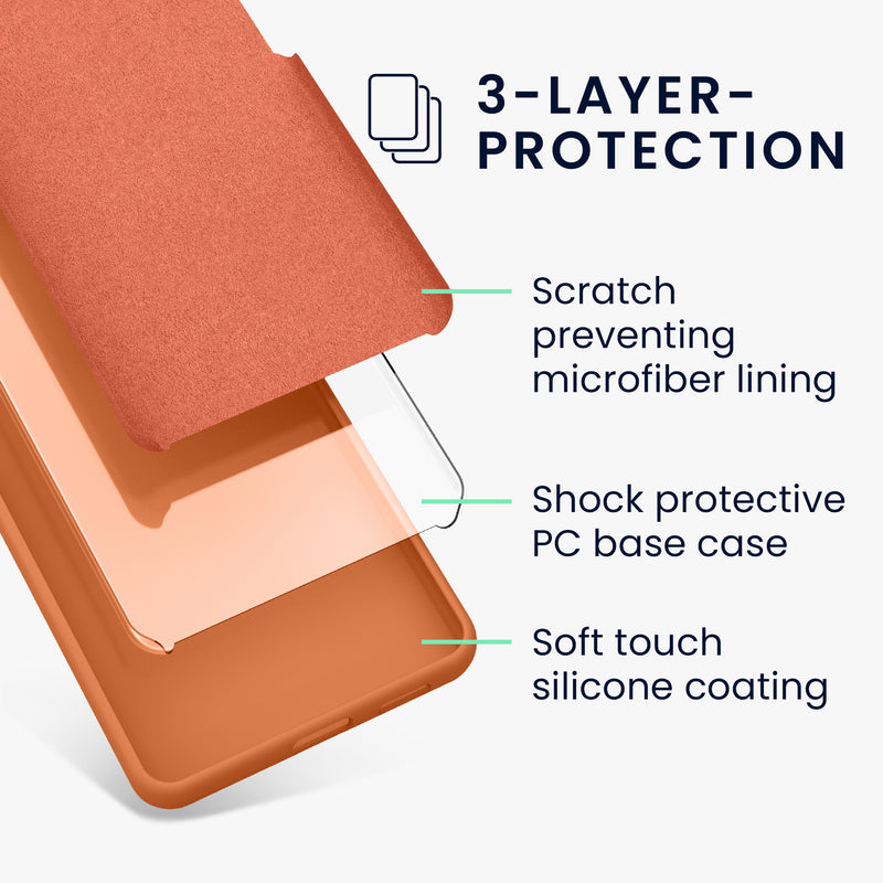 kwmobile Phone Case for Google Pixel 8 - Wireless Charging