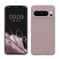 kwmobile Handyhülle für Google Pixel 8 Pro Hülle, für Pixel 8 Pro Case - Hülle Silikon - kabelloses Laden - Nude Lilac Nude Lilac  