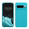 kwmobile Handyhülle für Google Pixel 8 Pro Hülle, für Pixel 8 Pro Case - Hülle Silikon - kabelloses Laden - Cool Glacier Cool Glacier  