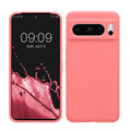kwmobile Handyhülle für Google Pixel 8 Pro Hülle, für Pixel 8 Pro Case - Hülle Silikon - kabelloses Laden - Pastell Koralle Pastell Koralle  