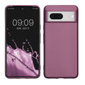 kwmobile Case kompatibel mit Google Pixel 8 Hülle - Schutzhülle aus Silikon metallisch schimmernd - Handyhülle Metallic Lavendel Metallic Lavendel  