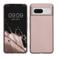 kwmobile Case kompatibel mit Google Pixel 8 Hülle - Schutzhülle aus Silikon metallisch schimmernd - Handyhülle Metallic Arctic Berry Metallic Arctic Berry  