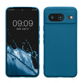 kwmobile Slim Case kompatibel mit Google Pixel 8 Hülle - Handyhülle aus Silikon in Karibikblau Karibikblau  