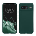 kwmobile Slim Case kompatibel mit Google Pixel 8 Hülle - Handyhülle aus Silikon in Moosgrün Moosgrün  