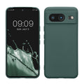 kwmobile Slim Case kompatibel mit Google Pixel 8 Hülle - Handyhülle aus Silikon in Tannengrün Tannengrün  
