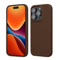 kwmobile Handyhülle für iPhone 15 Pro Hülle, für iPhone 15 Pro Case - Hülle Silikon - kabelloses Laden - Chocolate Chocolate  