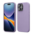 kwmobile Handyhülle für iPhone 15 Pro Max Hülle, für iPhone 15 Pro Max Case - Hülle Silikon - kabelloses Laden - Veilchen Lila Veilchen Lila  
