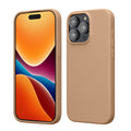 kwmobile Handyhülle für iPhone 15 Pro Max Hülle, für iPhone 15 Pro Max Case - Hülle Silikon - kabelloses Laden - Cappuccino Cappuccino  