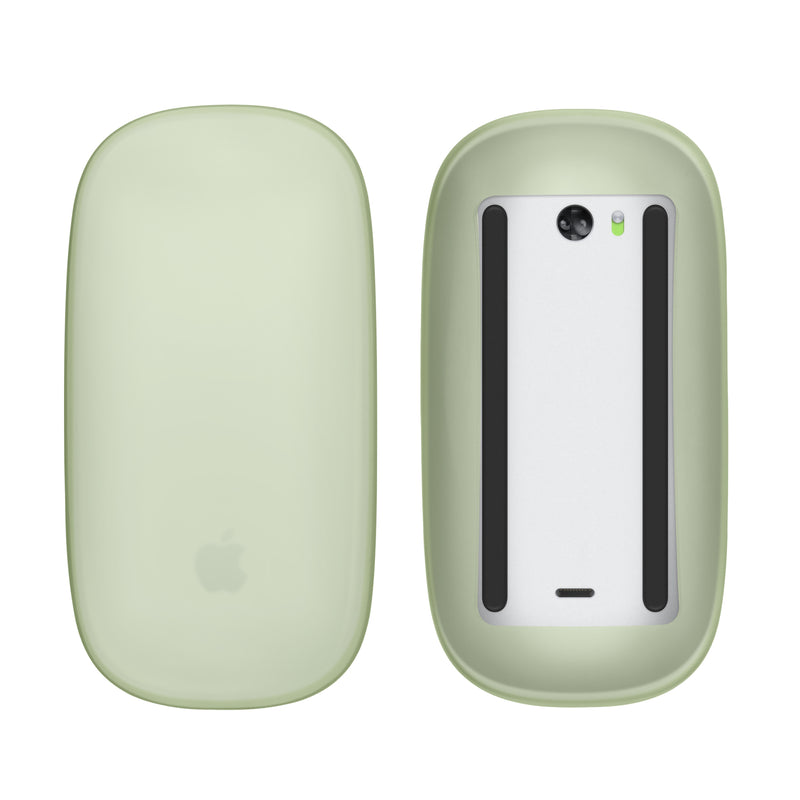 kwmobile Silikon Schutzhülle kompatibel mit Apple Magic Mouse 1 / 2 Hülle - PC Maus Cover aus softem Silikon - Pastellgelb Pastellgelb  