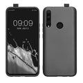 kwmobile Case kompatibel mit HONOR 9X (EU-Version) Hülle - Schutzhülle aus Silikon metallisch schimmernd - Handyhülle Metallic Grau Metallic Grau  
