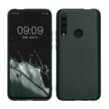 kwmobile Case kompatibel mit HONOR 9X (EU-Version) Hülle - Schutzhülle aus Silikon metallisch schimmernd - Handyhülle Metallic Petrol Metallic Petrol  