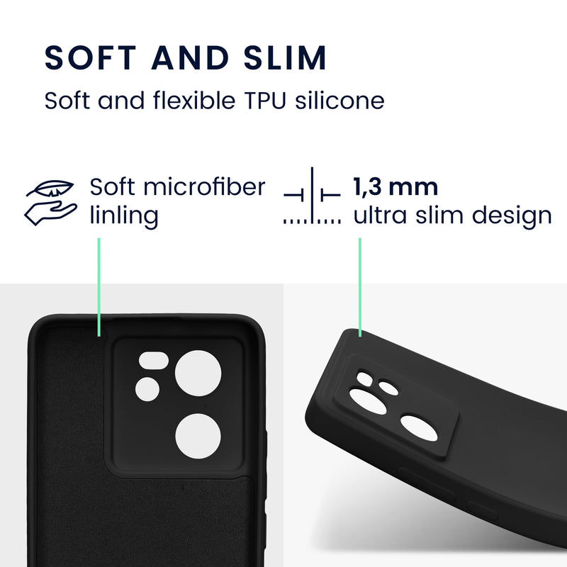 kwmobile Slim Case Compatible with Xiaomi 13T / 13T Pro Cover