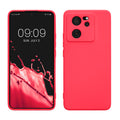 kwmobile Slim Case kompatibel mit Xiaomi 13T / 13T Pro Hülle - Handyhülle aus Silikon in Neon Pink Neon Pink  