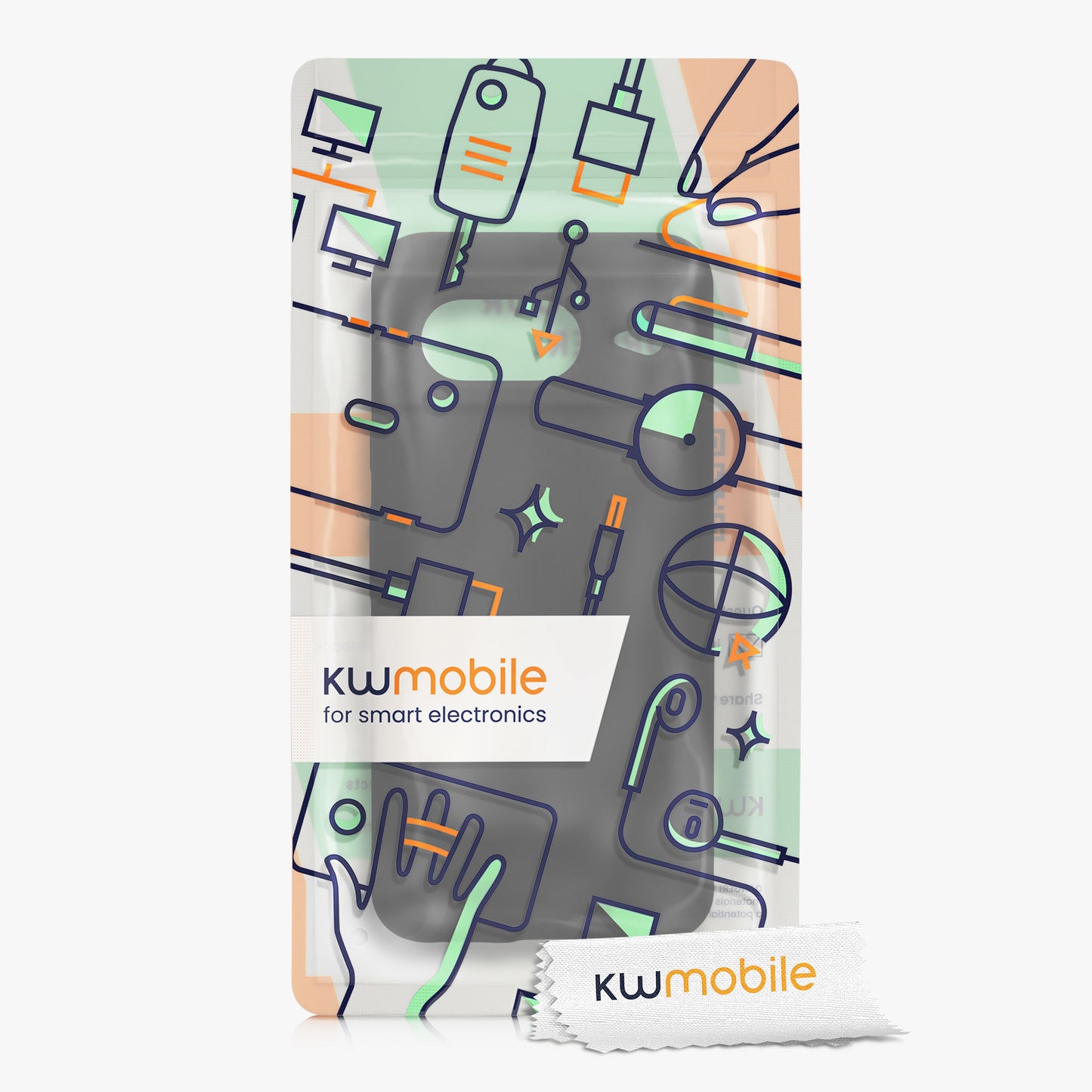 kwmobile Phone Case for Google Pixel 8 Case Wireless Charging