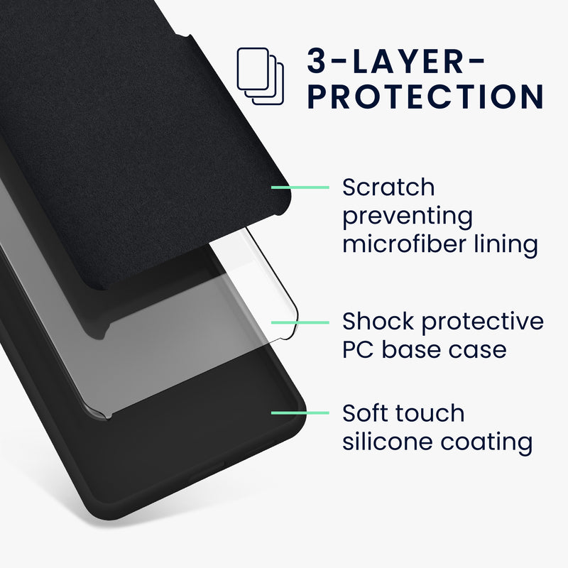 kwmobile Phone Case for Google Pixel 8 Case Wireless Charging