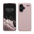 kwmobile Hülle kompatibel mit Xiaomi Redmi Note 13 Pro+ 5G / Redmi Note 13 Pro Plus 5G Hülle - Silikon Handy Case - Handyhülle weiche Oberfläche - kabelloses Laden - Nude Lilac Nude Lilac  
