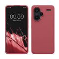 kwmobile Hülle kompatibel mit Xiaomi Redmi Note 13 Pro+ 5G / Redmi Note 13 Pro Plus 5G Hülle - Silikon Handy Case - Handyhülle weiche Oberfläche - kabelloses Laden - Dark Rose Dark Rose  