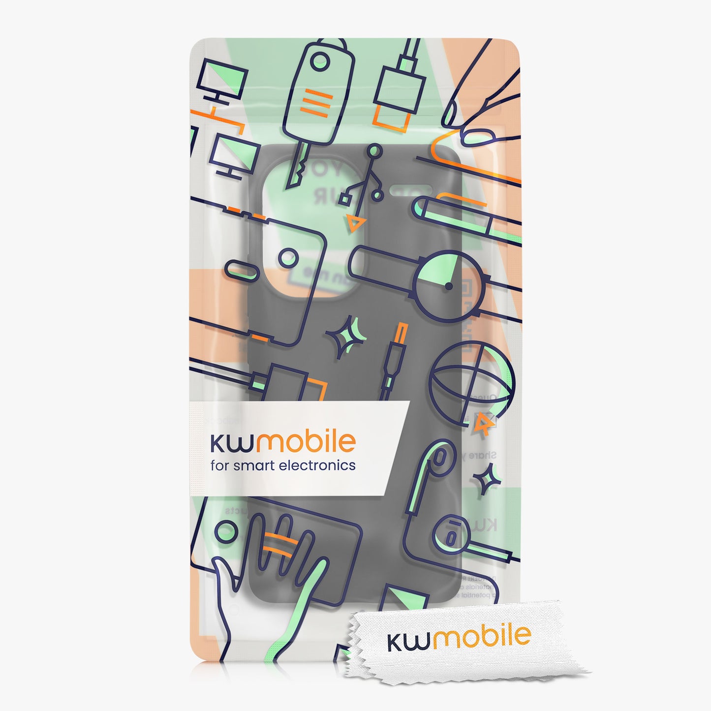 kwmobile Phone Case for Xiaomi Redmi Note 13 Pro+ 5G / Redmi Note 13 Pro Plus 5G - Wireless Charging - Protective Cover