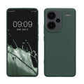 kwmobile Hülle kompatibel mit Xiaomi Redmi Note 13 Pro+ 5G / Redmi Note 13 Pro Plus 5G Hülle - weiches TPU Silikon Case - Cover geeignet für kabelloses Laden - Moosgrün Moosgrün  