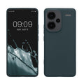 kwmobile Hülle kompatibel mit Xiaomi Redmi Note 13 Pro+ 5G / Redmi Note 13 Pro Plus 5G Hülle - weiches TPU Silikon Case - Cover geeignet für kabelloses Laden - Dunkler Schiefer Dunkler Schiefer  