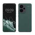 kwmobile Hülle kompatibel mit Xiaomi Redmi Note 13 Pro+ 5G / Redmi Note 13 Pro Plus 5G Hülle - weiches TPU Silikon Case - Cover geeignet für kabelloses Laden - Blaugrün Blaugrün  