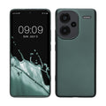 kwmobile Case kompatibel mit Xiaomi Redmi Note 13 Pro+ 5G / Redmi Note 13 Pro Plus 5G Hülle - Schutzhülle aus Silikon metallisch schimmernd - Handyhülle Metallic Petrol Metallic Petrol  
