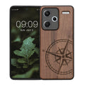 kwmobile Case Compatible with Xiaomi Redmi Note 13 Pro+ 5G / Redmi Note 13 Pro Plus 5G - Phone Cover - TPU Phone Case Compass Vintage