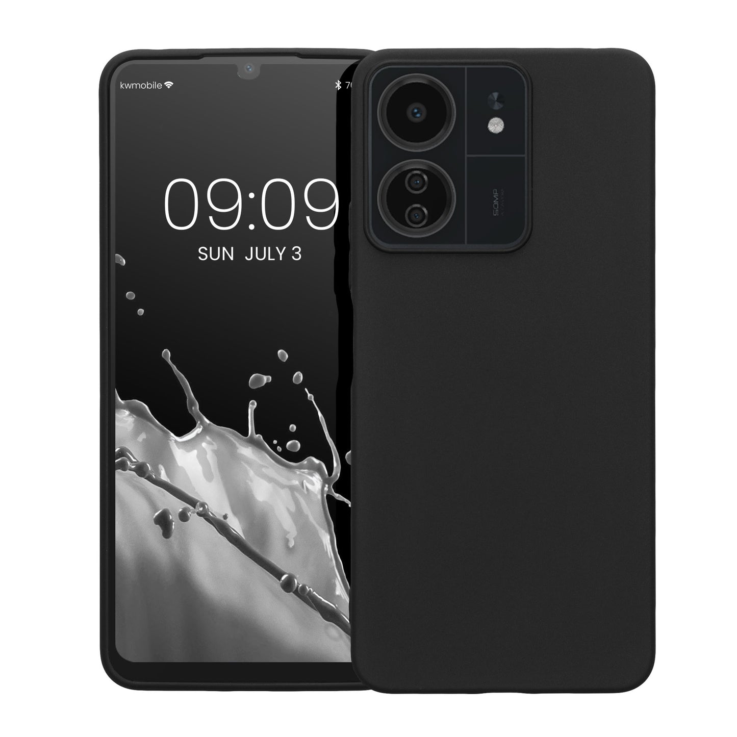 kwmobile Phone Case for Xiaomi Poco C65 / Redmi 13C - Wireless Charging - Protective Cover