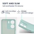 kwmobile Slim Case Compatible with Xiaomi Poco C65 / Redmi 13C - Silicone Phone Case