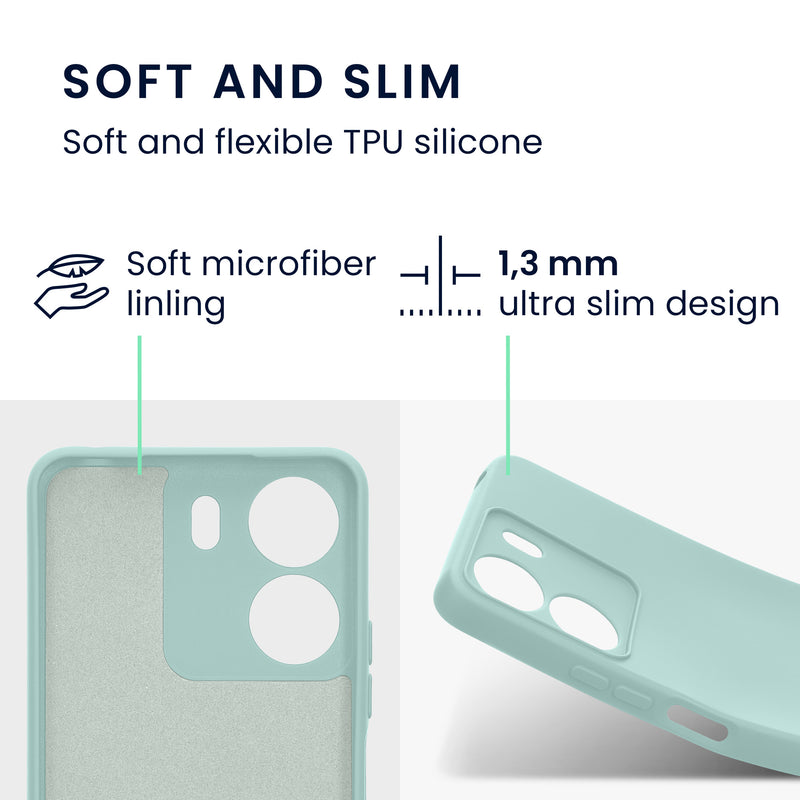 kwmobile Slim Case Compatible with Xiaomi Poco C65 / Redmi 13C - Silicone Phone Case