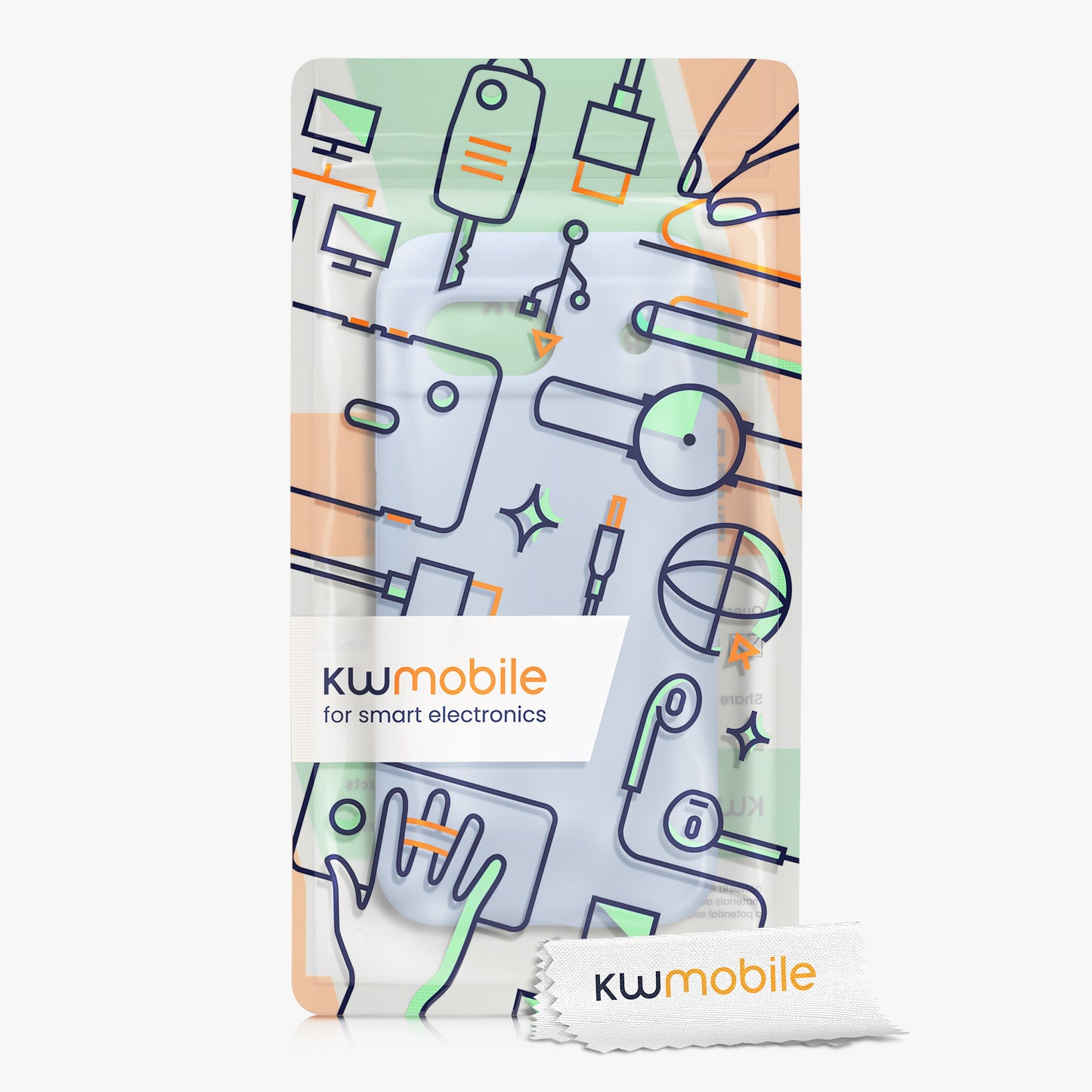 kwmobile Phone Case for Google Pixel 8a - Wireless Charging
