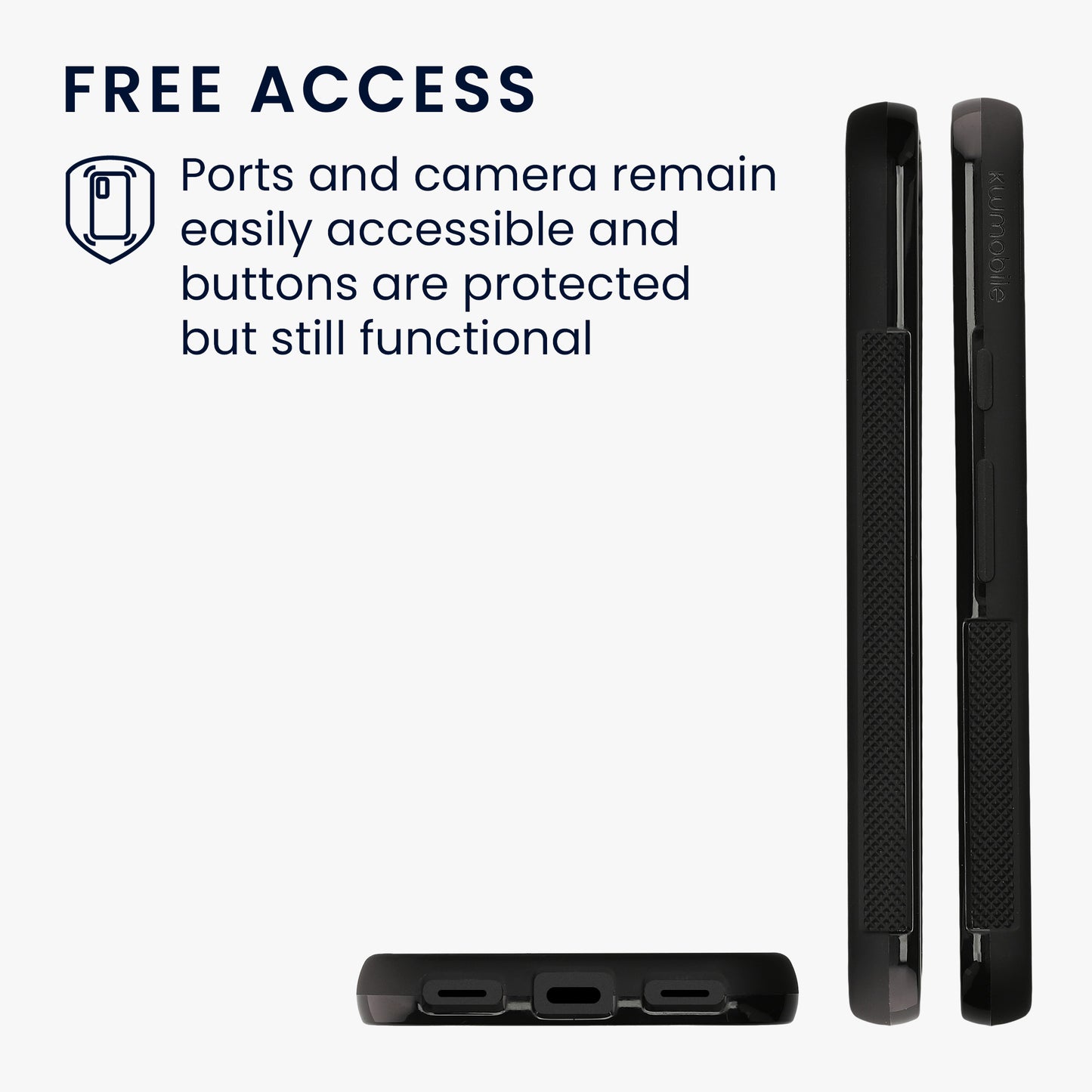 kwmobile Case Compatible with Google Pixel 8a - Phone Case - Phone Protective Cover - Smartphone Cover
