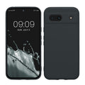 kwmobile Handyhülle kompatibel mit Google Pixel 8a Hülle - Handy Case aus weichem Silikon in Heidelbeerblau Heidelbeerblau  