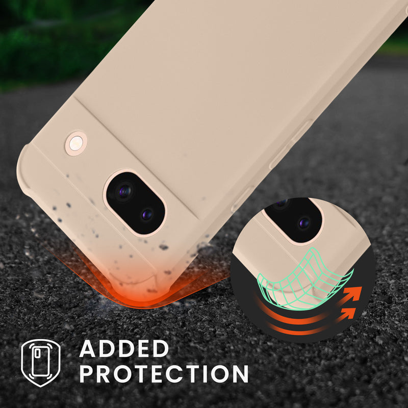 kwmobile Necklace Case compatible with Google Pixel 8a - Cover with Lanyard - Silicone Protective Case