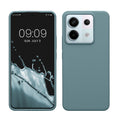 kwmobile Hülle kompatibel mit Xiaomi Redmi Note 13 Pro 5G / Poco X6 5G Hülle - Silikon Handy Case - Handyhülle weiche Oberfläche - kabelloses Laden - Antique Stone Antique Stone  