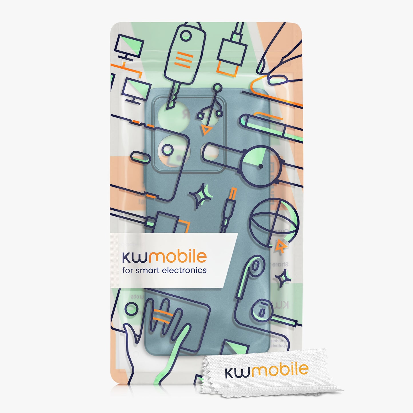 kwmobile Phone Case for Xiaomi Redmi Note 13 5G Protective Cover