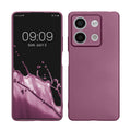 kwmobile Case kompatibel mit Xiaomi Redmi Note 13 5G Hülle - Schutzhülle aus Silikon metallisch schimmernd - Handyhülle Metallic Lavendel Metallic Lavendel  