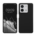 kwmobile Hülle kompatibel mit Xiaomi Redmi Note 13 5G Hülle - Silikon Handy Case - Handyhülle weiche Oberfläche - kabelloses Laden - Schwarz Schwarz  